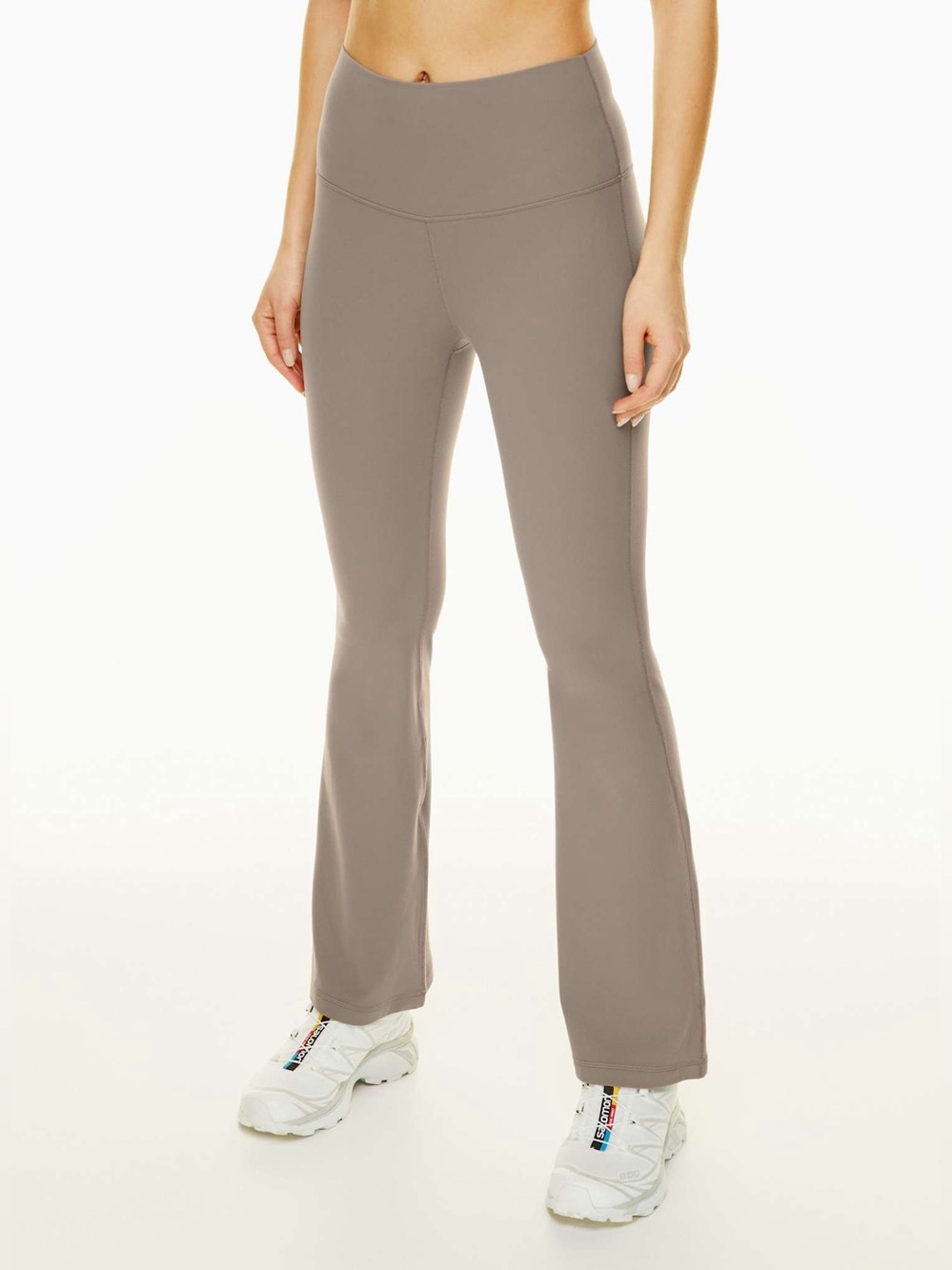 Aritzia TnaBUTTER™ Cheeky Flare Hi-Rise Legging Turner Taupe SOLDOUT Small #105
